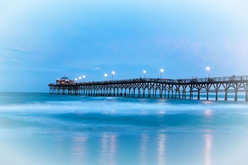 Twilight, Cherry Grove Fishing Pier, SC